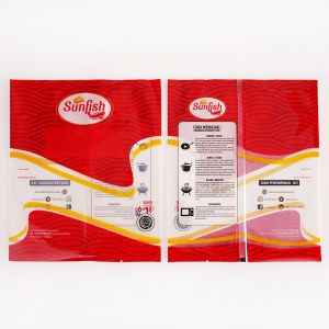 Glossy Back Seal Pouch Customized Chips Packaging Mylar Plastic Bag