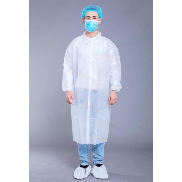 Buy Magic Sticks Elastic Cuff 35gsm Disposable Isolation Gown at wholesale prices