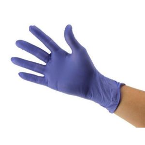 Medium Hypoallergenic Nitrile Protective Gloves