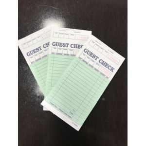 Quality CT-G3616 English Language US guest check Customized for Bar Transactions for sale