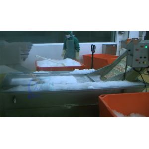 Cooked Shrimp Rapid Cooling Water Circulation Cleaning And Cooling Machine For