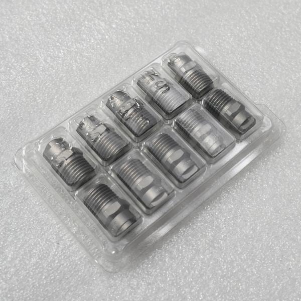 Zoomlion Road Sweeper High-Pressure Nozzle - 316 Stainless Steel, 50° Fan-Shape Flow for Sanitation Vehicles