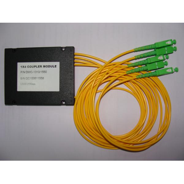 Buy 1×4 Fiber Optic Splitter, 1310 / 1490 / 1550nm, SC / APC connector, 3.0mm cable at wholesale prices