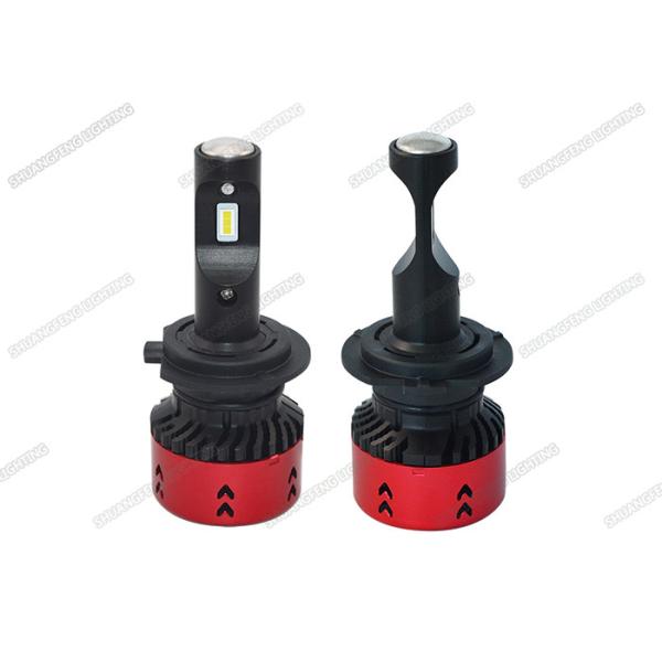 Buy H7 V6 Automotive LED Headlights High Low Beam With Turbo Fan LED Bulb at wholesale prices
