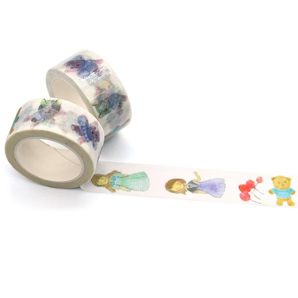 Removable Floral Printed Washi Tape For Scrapbook Beautifying