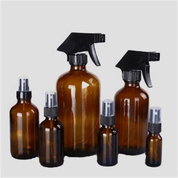 16 Oz Ultralight Amber Glass Spray Bottles Odorless Multifunctional Durable