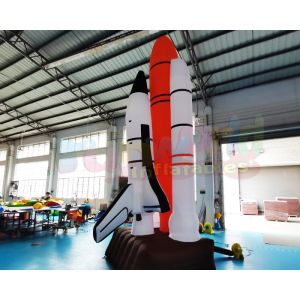 EN71 Multi Red Rocket Air Characters Advertising Inflatables