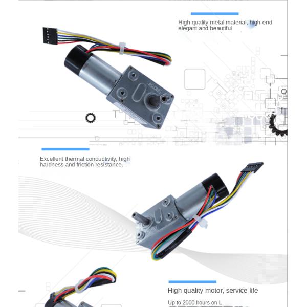 ASLONG JGY-370GB DC Worm Gear Motors 12v High Torque Reducer
