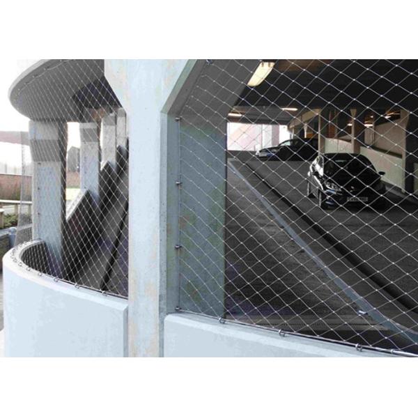 Buy High Strength 3.0 mm Rope Stainless Steel Cable Netting with 80*80 mm Hole for Architectural Wire Mesh at wholesale prices