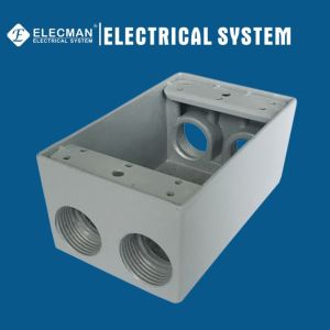 5 Outlet Outdoor Weatherproof Outlet Boxes 1 Gang Aluminum