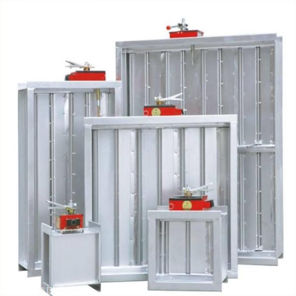 Buy Galvanized Steel Fire Damper 630mm×500mm Manual/Automatic at wholesale prices