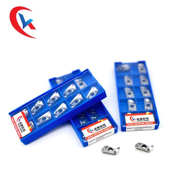 EDCT140408PDFRLDJ Light Processing High Finish High Life Carbide Inserts For Aluminum