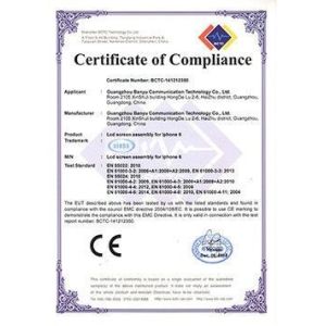 XINDA  PELOSI CO.,LIMITED Certifications