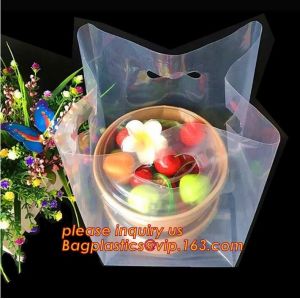 Wholesale Heat Seal Custom Logo Printed Biodegradable Die Cut Handle Ldpe Hdpe