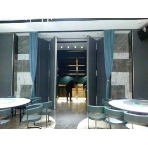 Quality Acoustic Folding Partition Walls With Sliding Hanging System Heat Insulation for sale