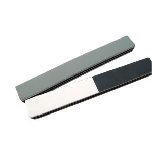 Quality 3 steps binary white and black sponge coating Nail Buffer for sale