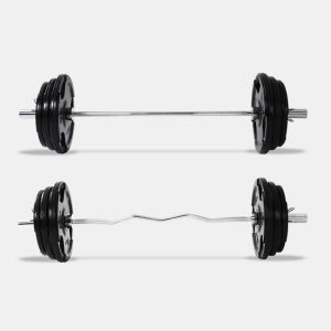 High Quality Black Rubber Coated Grip Weight Plates