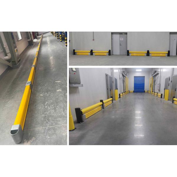 Polymer Ground Safety Barrier Warehouse Safety Barrier Traffic Guardrails