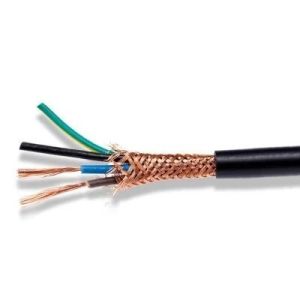 China GB/T9330-2008 Standard 0.5-2.5mm2 Copper Braided Shielded Control Cable for Electronics on sale