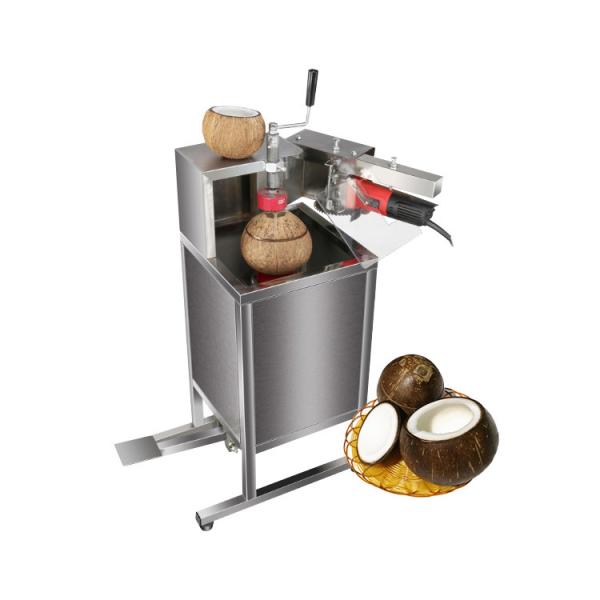 Buy Stainless steel coconut opening machine Industrial coconut opener at wholesale prices