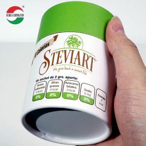 Custom Printed Kraft Paper Tube with Foil Lining for Food Powder