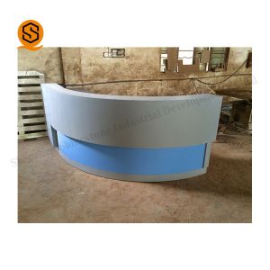 NFS Acrylic Reception Desk NFS Inconspicuous Joint Seamless