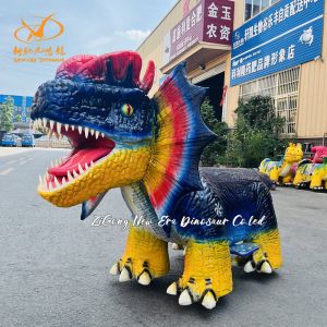 Light Effects Animatronic Dinosaur Ride 100kg Load Electric Walking Dinosaur