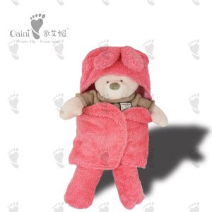 37cm Infant Full Body Coat Customised Huggable Cute Rabbit Coat Pink Loveable