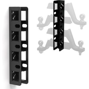 1.25" 2" Hitch Storage Wall Mounted Hitch Receiver for Bike Cargo Rack Storage