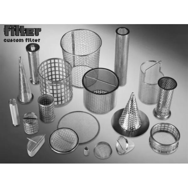 Buy Custom SS304 316 Wire Mesh Cylinder Filter 2x2 Mesh- 500x2500 Cylinder Filter Mesh at wholesale prices