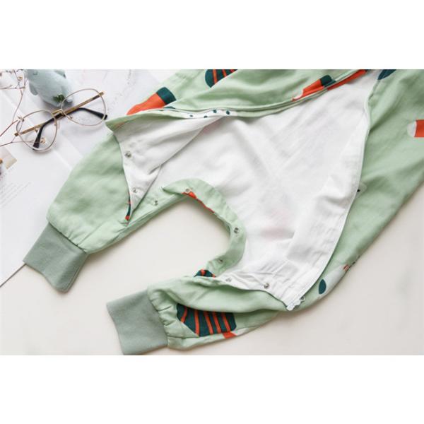 Cute Printing Cotton Muslin Sleep Sack Lightweight Healthy Baby Blankets Machine Washable