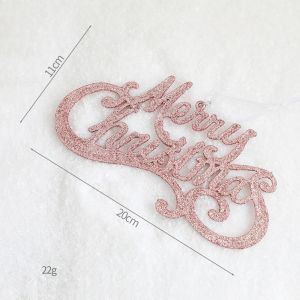 Pink Foam Ball Christmas Tree Pendant Decoration