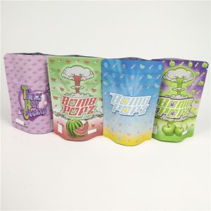 100g VMPET Smell Proof  Bags Child Resistant Heat Seal Matte