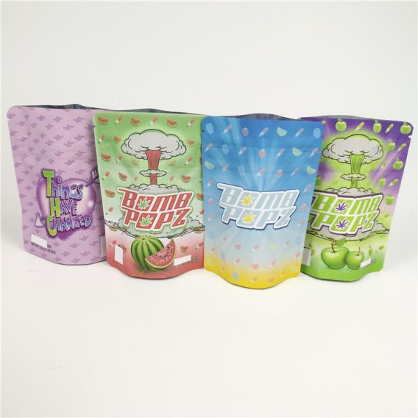 Buy 100g VMPET Smell Proof  Bags Child Resistant Heat Seal Matte at wholesale prices