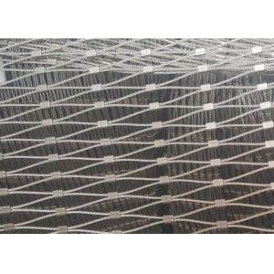 SGS Stainless Steel Balustrade Wire Mesh X- Tend Cable Ferrule Type Mesh For