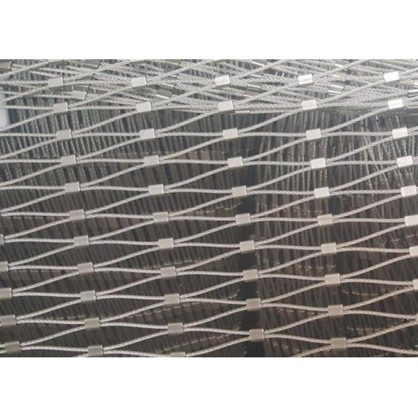 SGS Stainless Steel Balustrade Wire Mesh X- Tend Cable Ferrule Type Mesh For