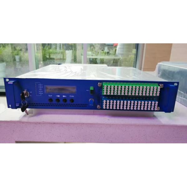CATV 64 Ports High Power EDFA 1550nm High Power Optical Amplifier WDM With JDSU Pump
