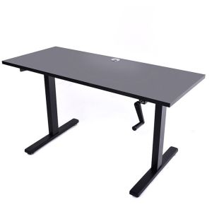 China Modern Boss Study Waterproof Standing Computer Desk with Manual Height Adjustment on sale