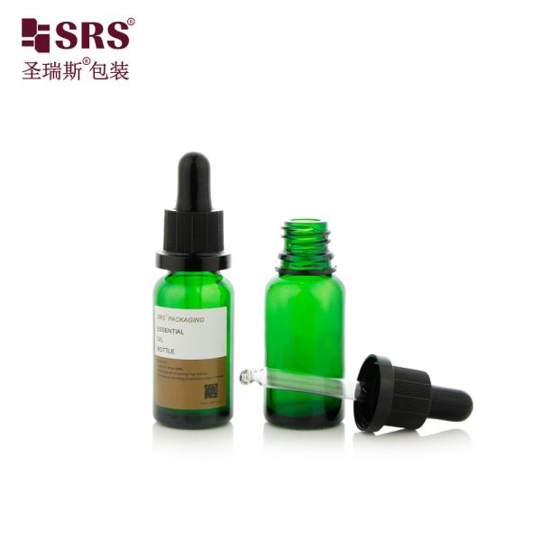 D011 Eye-Catching Customization TE Caps Redefine Cosmetic Glass Dropper Bottle Packaging