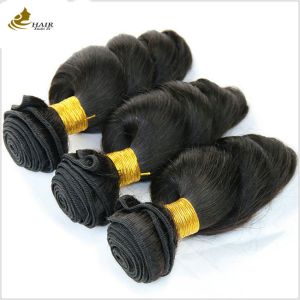 100% Human Virgin Remy Hair Double Drawn Brazilian Hair Extensions Human Hair