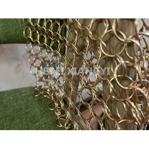 Decoration Divider 12mm Metal Ring Mesh Welded