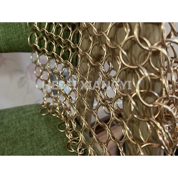 Buy Decoration Divider 12mm Metal Ring Mesh Welded at wholesale prices