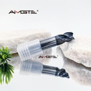 Stainless Steel Machining Carbide Bull Nose End Mill Short Flute High Rigidity