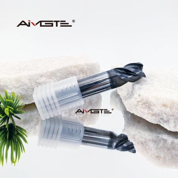 Stainless Steel Machining Carbide Bull Nose End Mill Short Flute High Rigidity Design