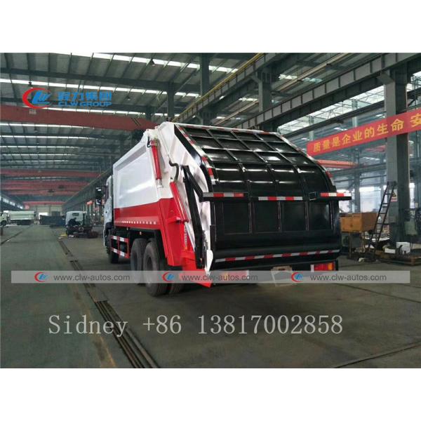 Dongfeng Kinland 6X4 Compression Garbage Truck With Q235B Steel Body