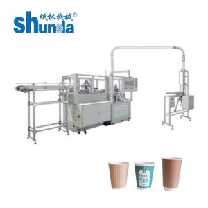 PE / PLA Coated Eco Friendly Paper Tea Cup Machine 130-180 Pcs/Min
