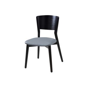 Concise Artificial Gray Upholstered Dining Chairs