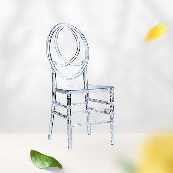 Buy Stackable Transparent Plastic Polycarbonate Resin Chair For Wedding at wholesale prices