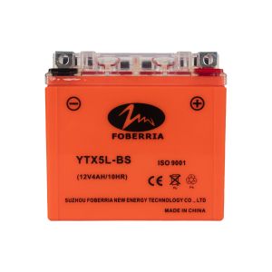 Motorcycle Parts 12V 4ah Ytx5l-BS Ytz6s Battery Rechargeable