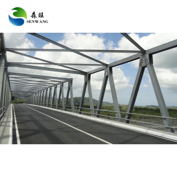Customized Prefab Steel Bridges Windproof Prefabricated Pedestrian Bridge